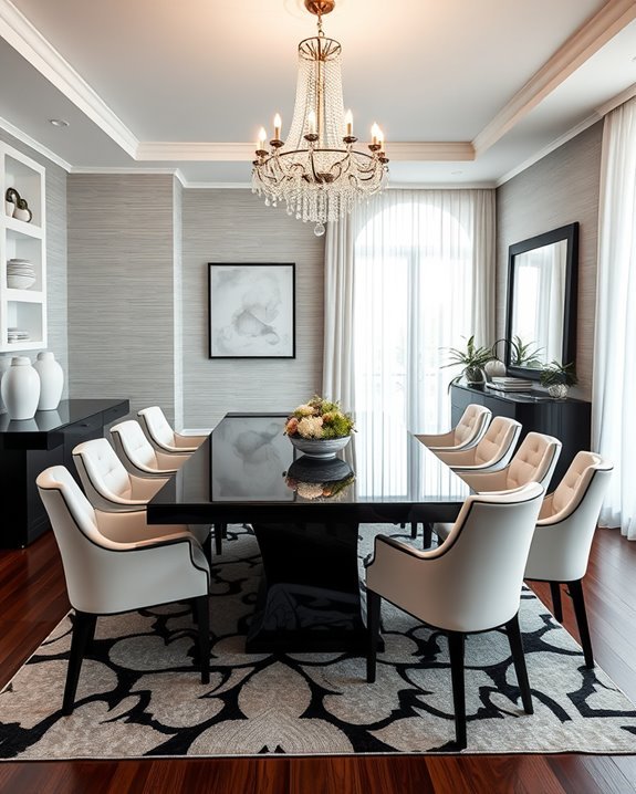 timeless black and white elegance