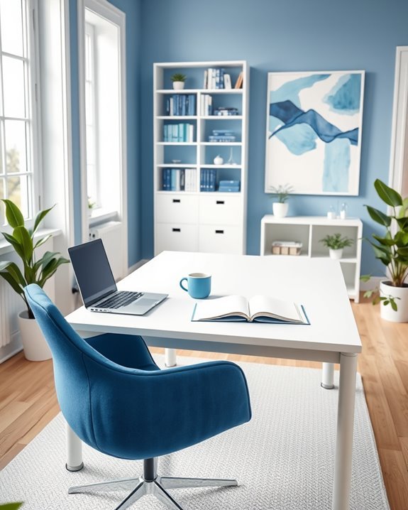 timeless blue and white elegance