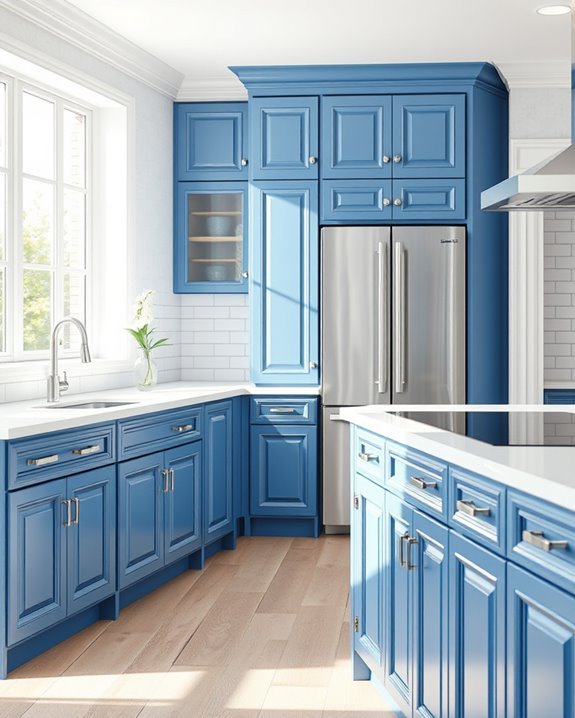 timeless blue and white elegance