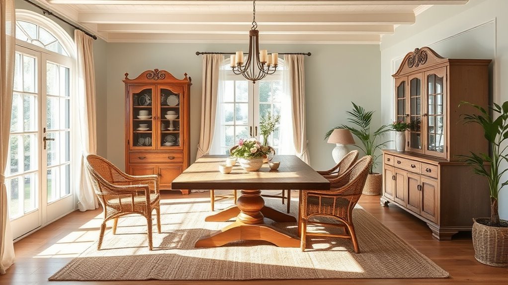 timeless cottage dining elegance
