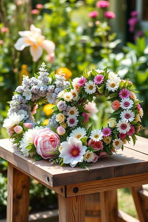 timeless outdoor floral decor