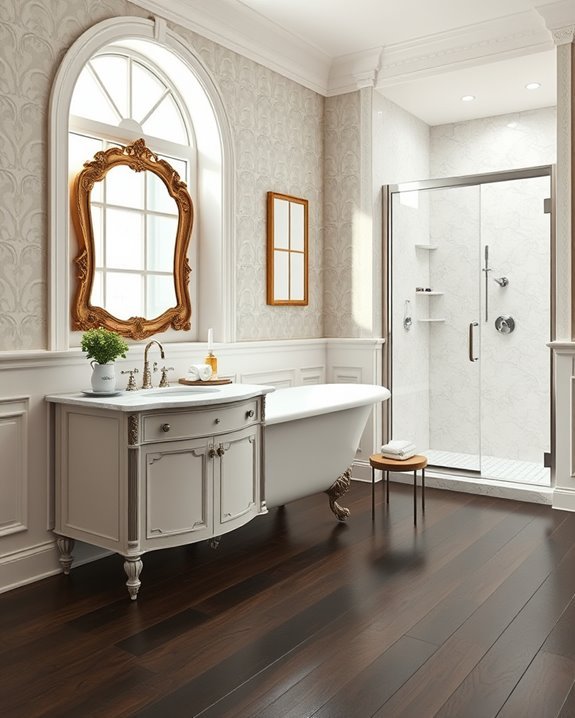 timeless spa inspired bathroom design