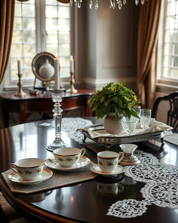 timeless vintage dining elegance