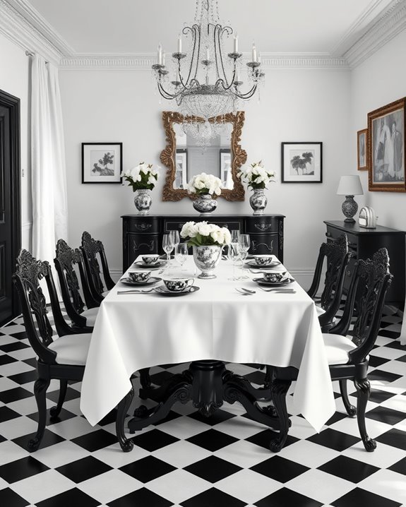 timeless vintage dining elegance