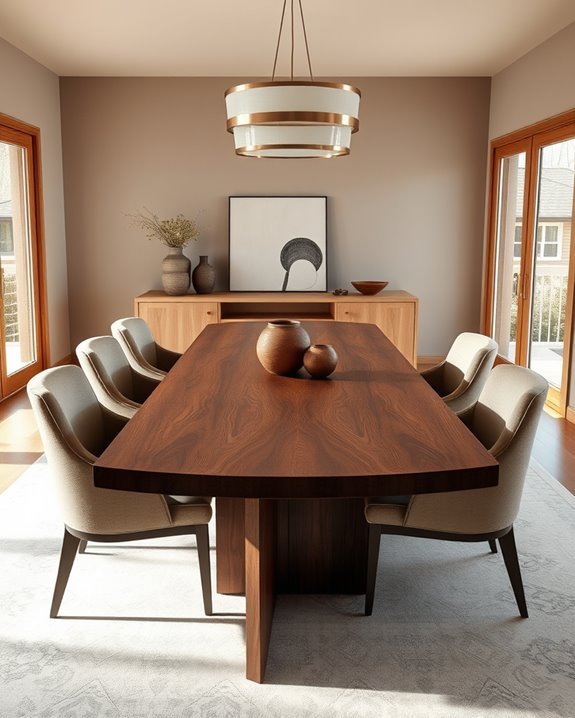 timeless wood dining aesthetics