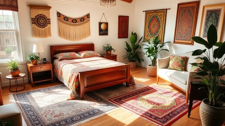 traditional modern bedroom fusion