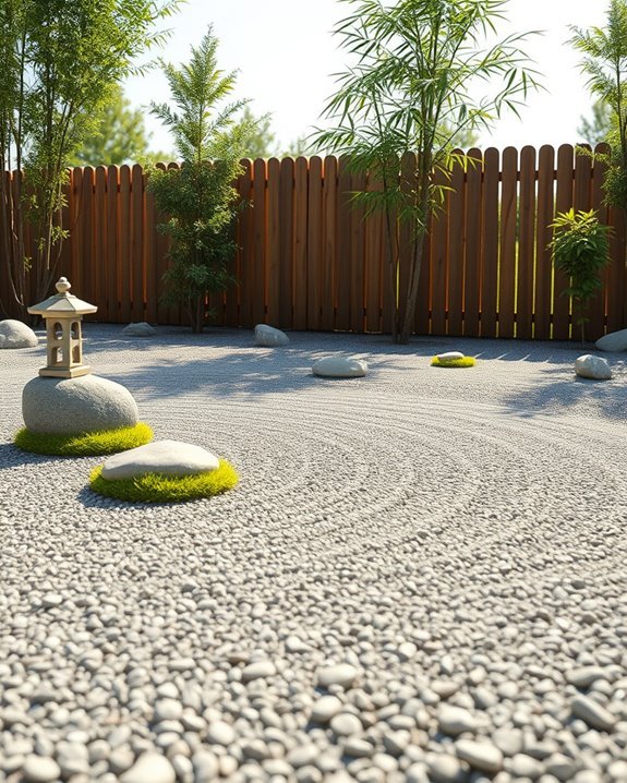 tranquil backyard zen garden