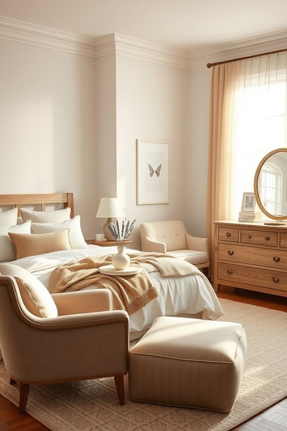 tranquil elegant neutral palette