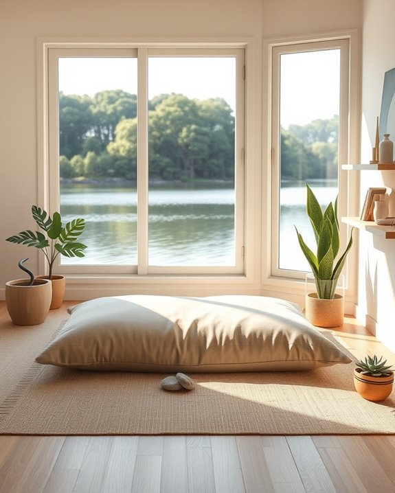 tranquil meditation corner design
