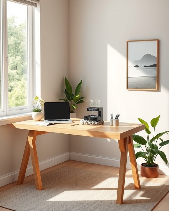 tranquil office water feature