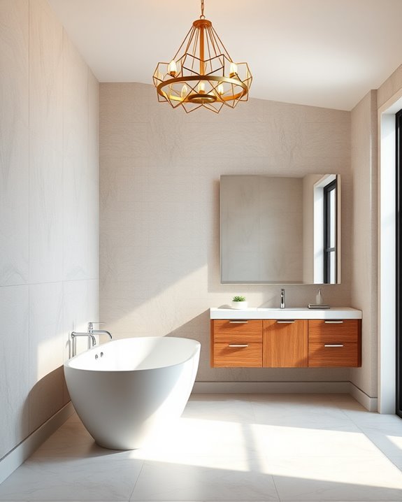 transform bathroom with lighting