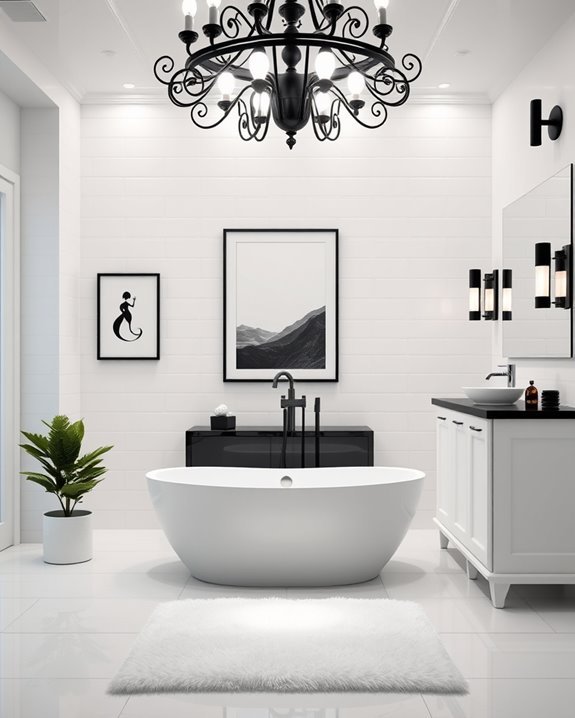 transform bathroom with lighting