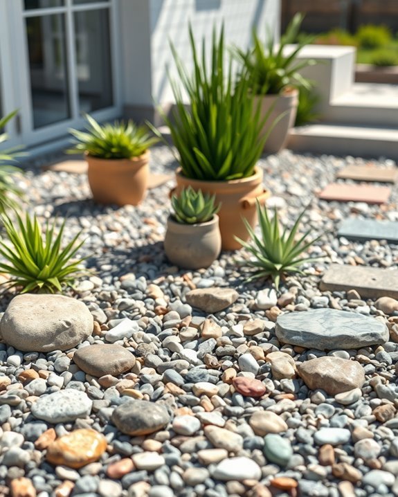 transform patio with stones