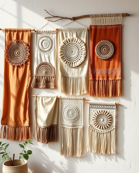transform walls with textiles