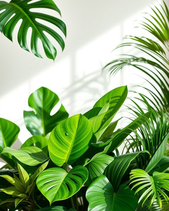 tropical greenery and vibrancy