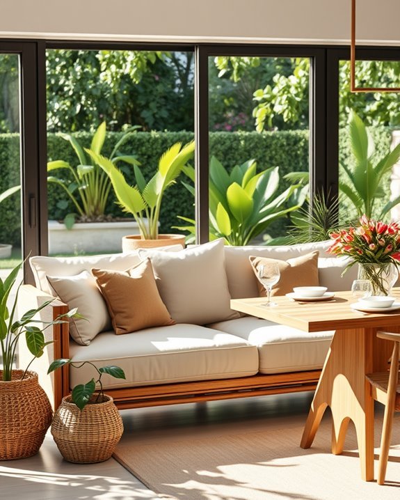 tropical sofas for indoors