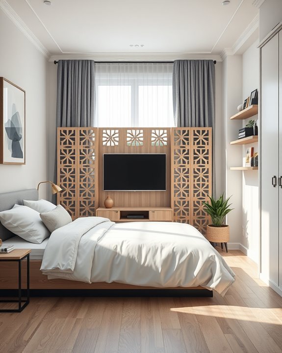 tv concealed by screen