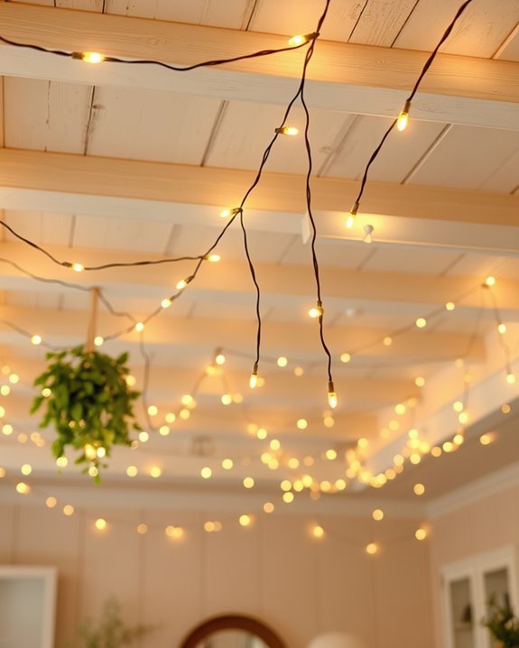 twinkling ambiance with lights