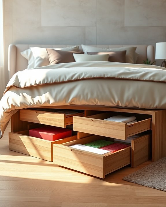 under bed storage solutions maximize space