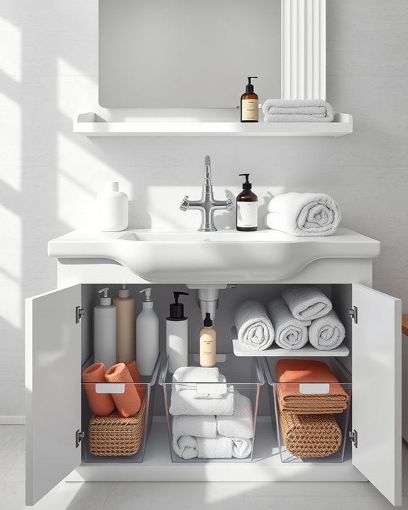 under sink storage organization tips