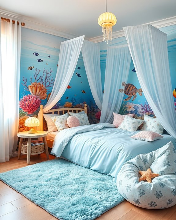 underwater paradise bedroom decor