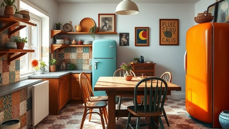 unique and vibrant kitchens