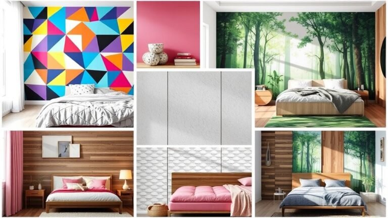 unique bedroom wall designs