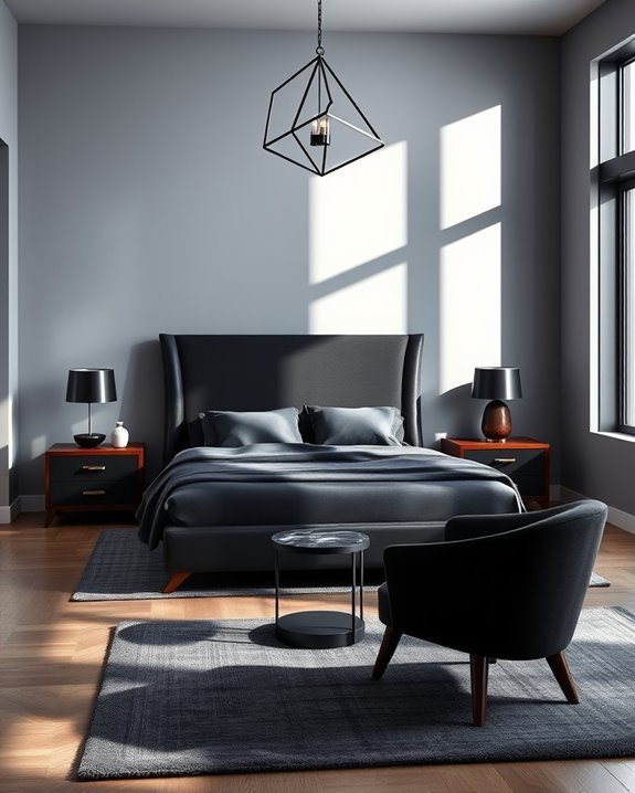 unique dark furniture shapes