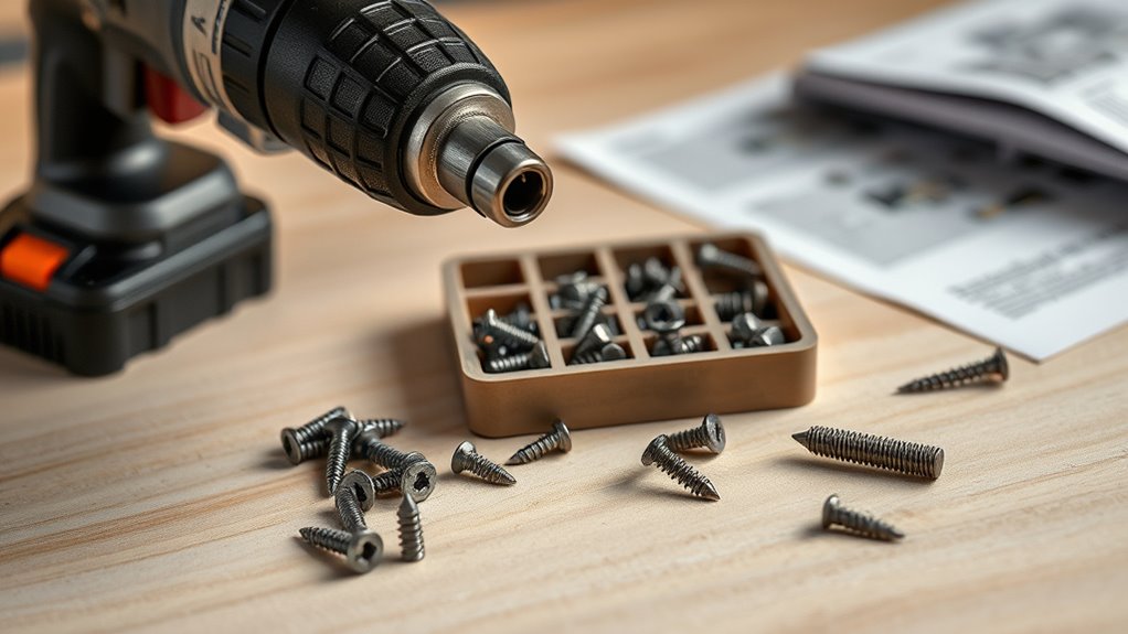 use impact drill cautiously