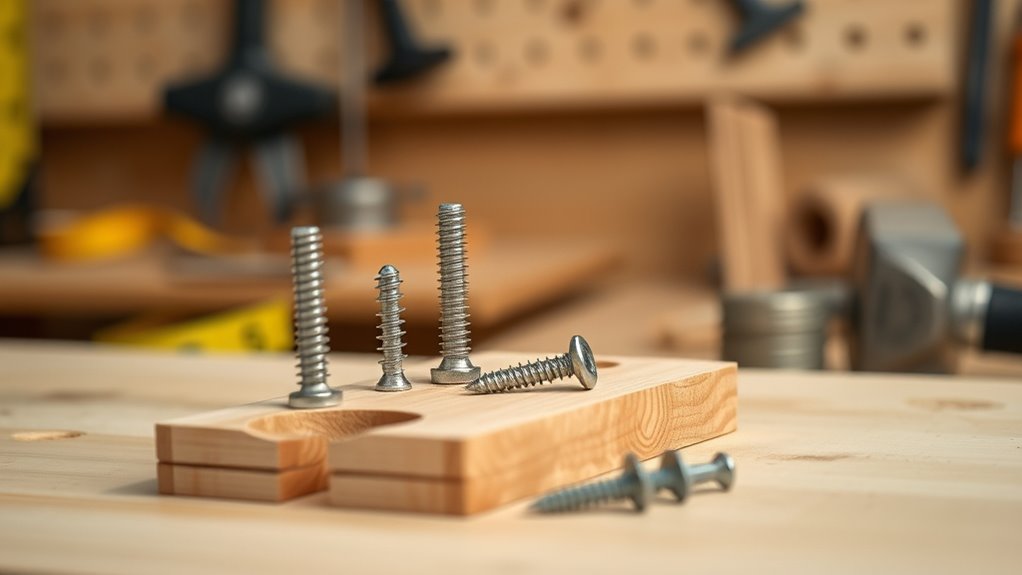 use screws for strength