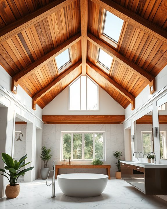 vaulted wood ceiling elegance