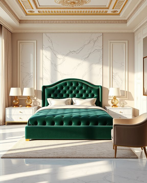 velvet and marble elegance