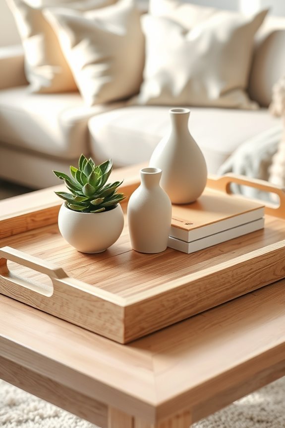 versatile decorative tray styling