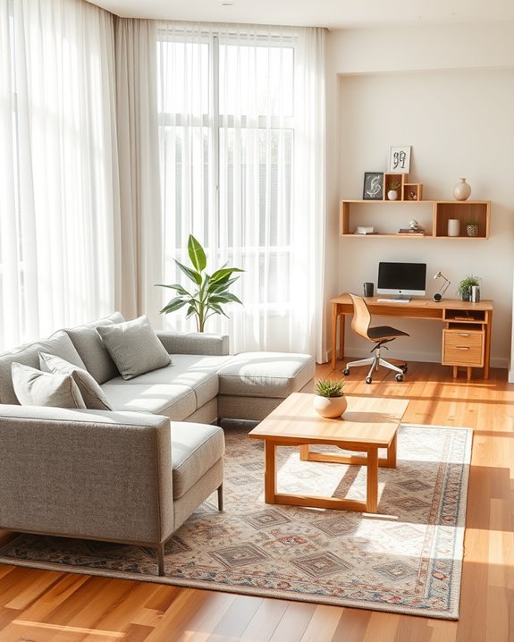 versatile organized living spaces
