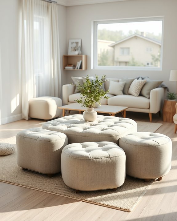 versatile ottomans enhance seating