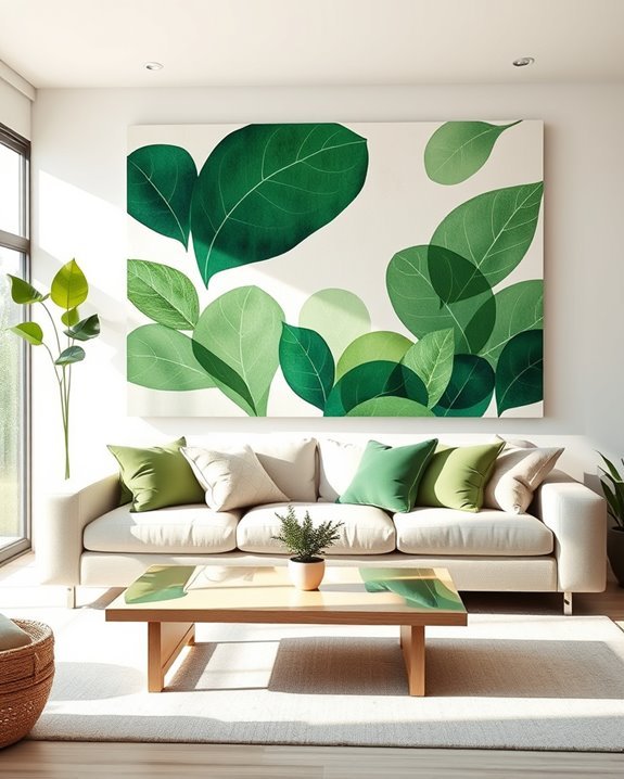 vibrant abstract green aesthetics