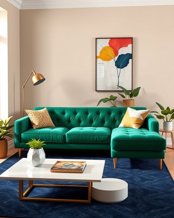 vibrant accent color harmony