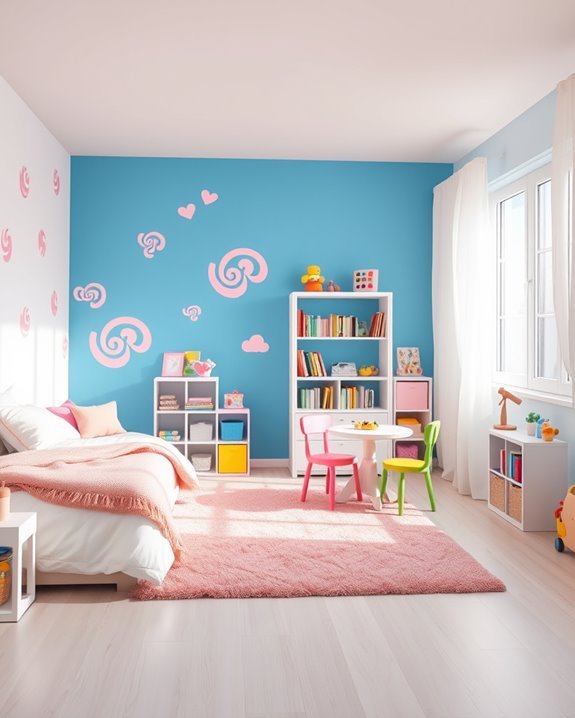 vibrant accent wall ideas