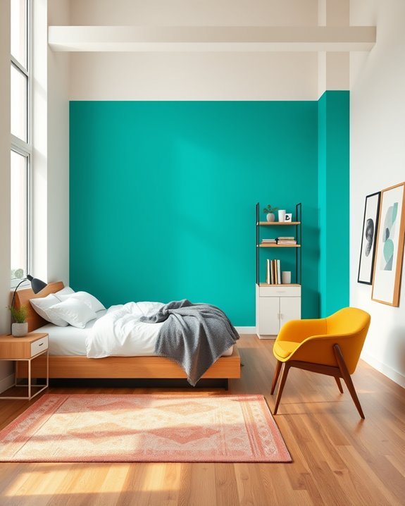 vibrant accent wall ideas