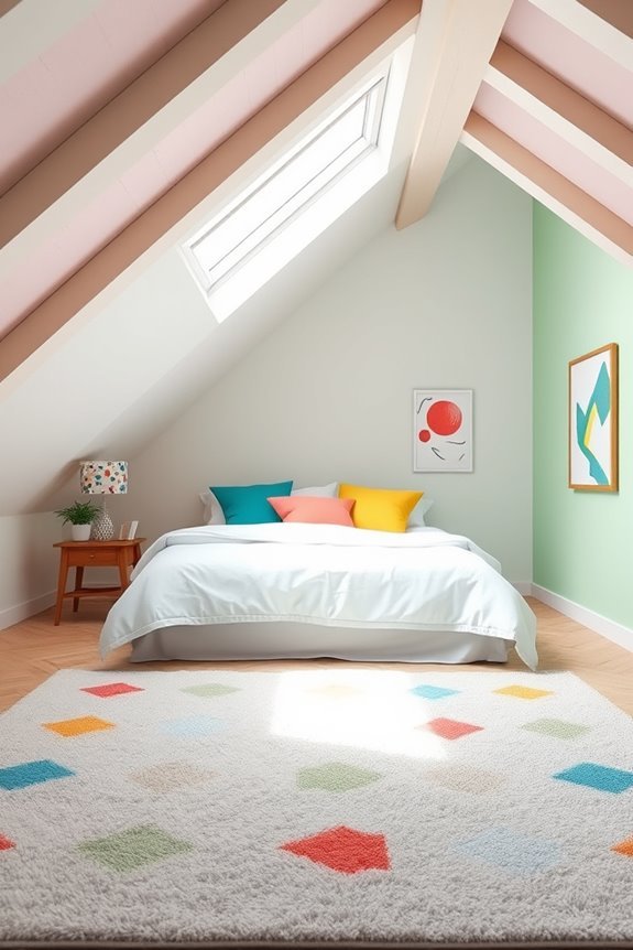 vibrant accents for bedrooms