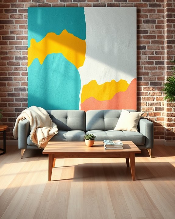 vibrant artistic mural transformation