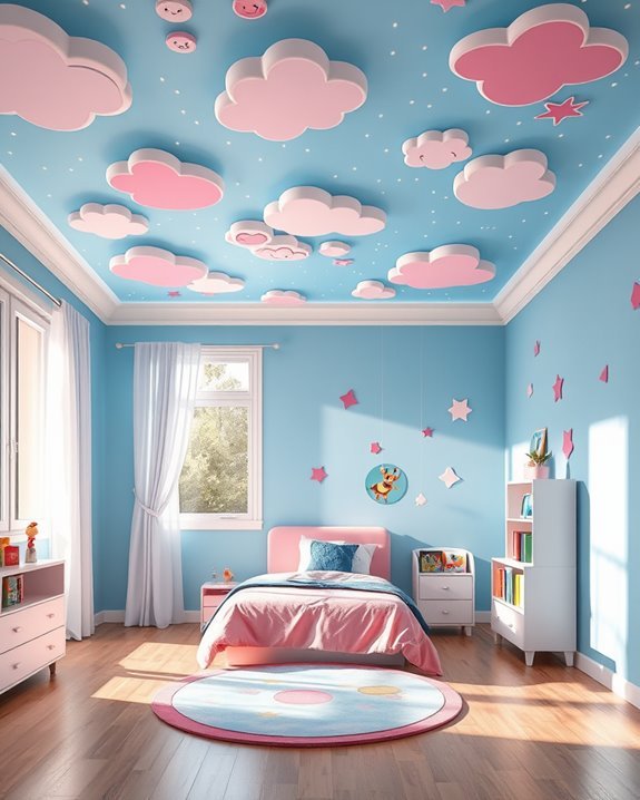 vibrant ceiling designs inspire creativity