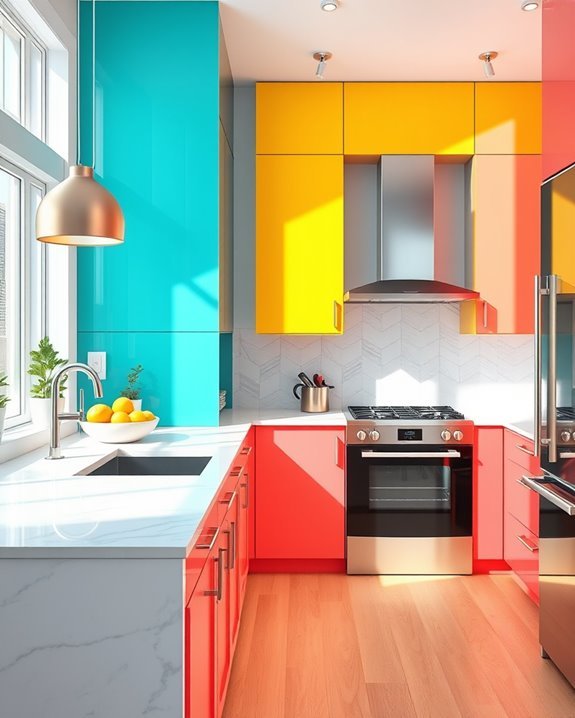 vibrant color contrast combinations
