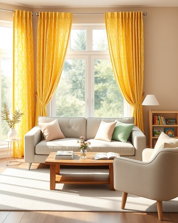 vibrant curtains uplift atmosphere