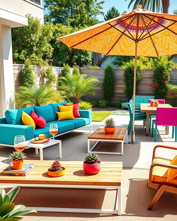 vibrant eco friendly outdoor furniture