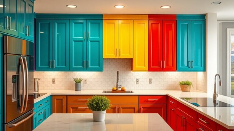 vibrant kitchen cabinet ideas
