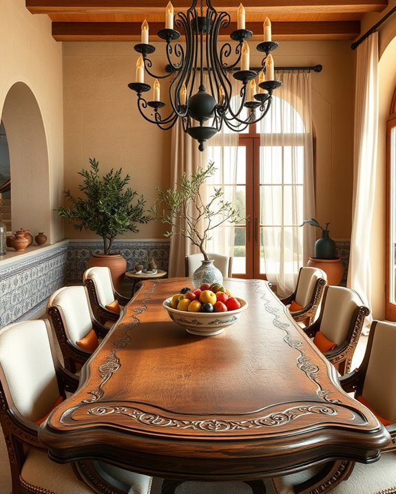 vibrant mediterranean dining atmosphere