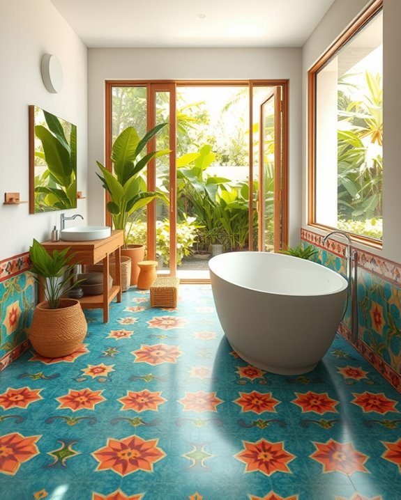 vibrant mosaic tile patterns