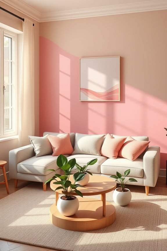 vibrant playful accent wall