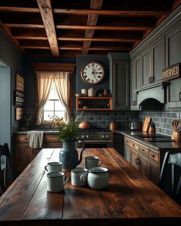 vintage charm in kitchens